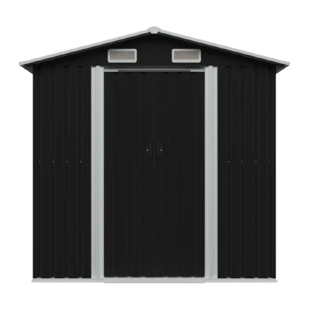 Garden Storage Shed for Outdoor Use in Metal - 120 x 100 x 180