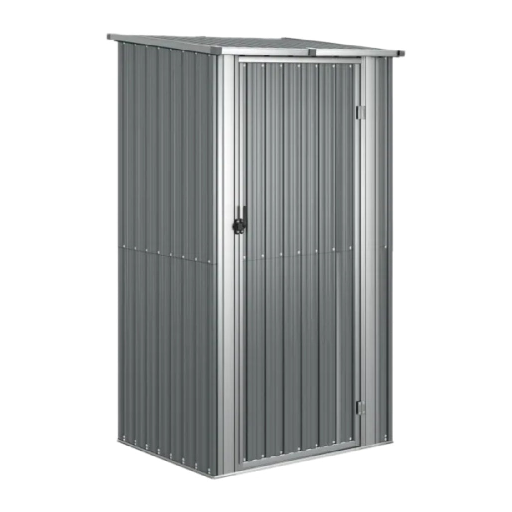 Metal Storage Shed for Garden Use - Galvanized Steel - 100 x 76 x 158